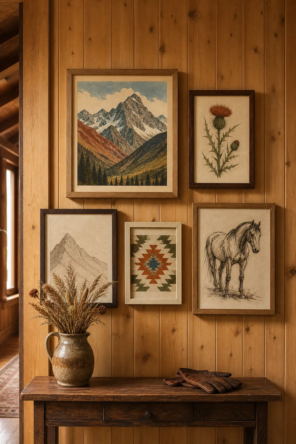 Framed preview of the guide "Alpine Nostalgia: The Fall 2026 Trend That Wants You to Frame a Ski Poster" (AI-generated styled interior with title overlay)