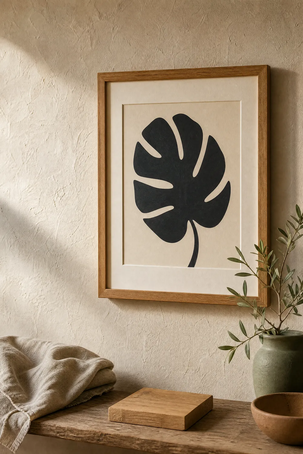 Pinterest pin 2 for this guide: AI-generated styled interior photo with the title text overlaid and the printablewalls.com wordmark